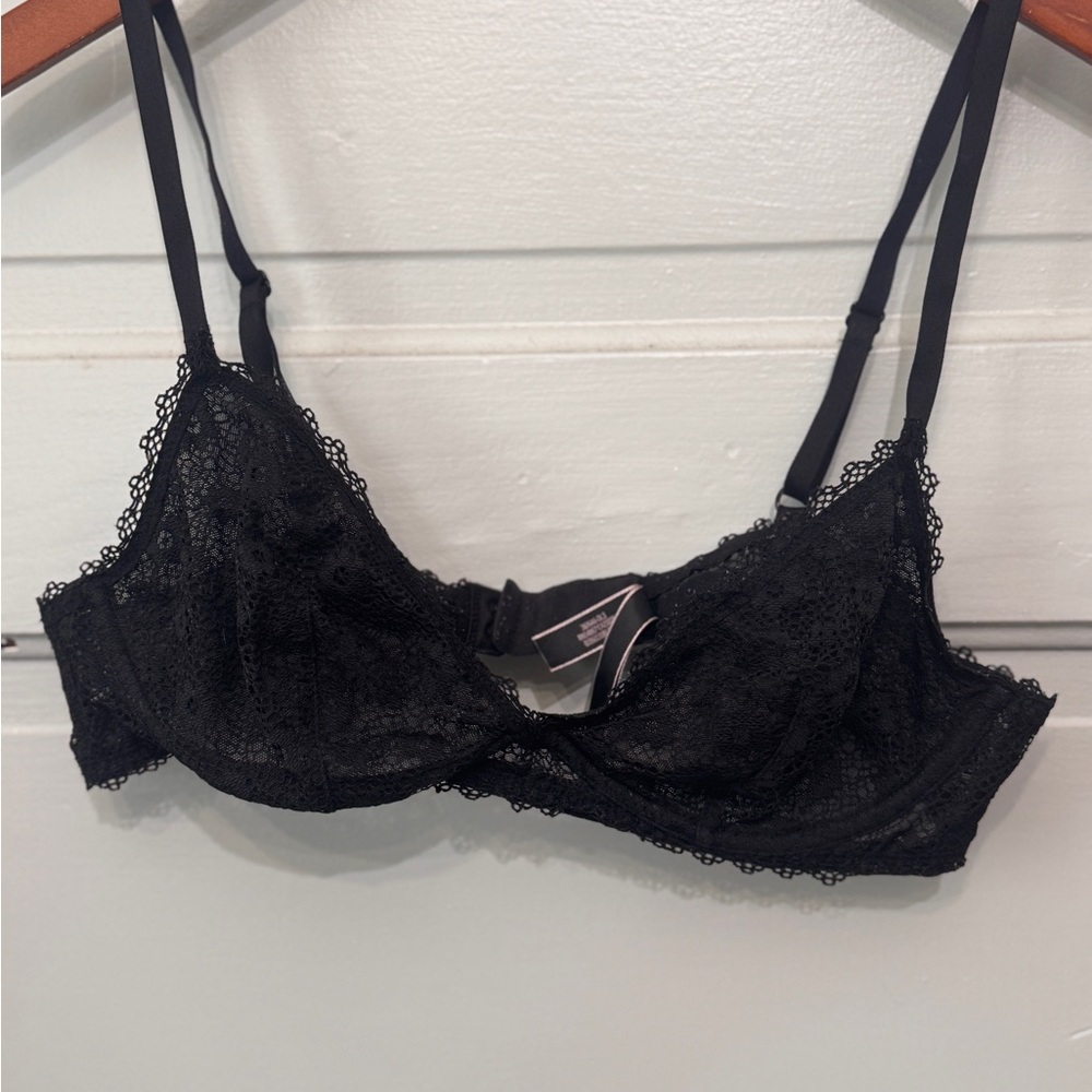 Victoria's Secret Black Lace Underwire Bra